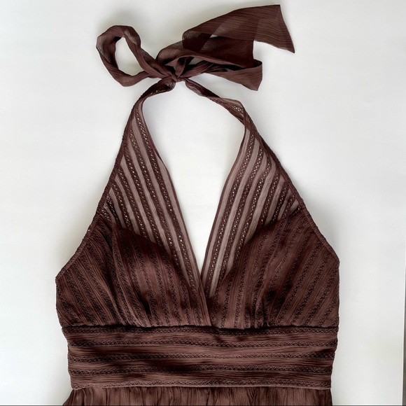BCBGMaxAzria Halter Maxi Dress - Picture 3 of 15